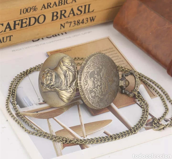 Vintage: RELOJ DE BOLSILLO &Aacute;RABE. PROFETA HUSSEIN. DIOS - Foto 3