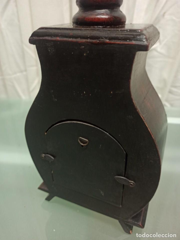 Vintage: RELOJ SOBREMESA EN MADERA - Foto 3