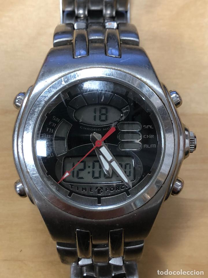 Vintage: Reloj de pulsera con pilas, Time force, funciona. - Foto 1