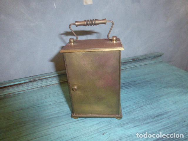 Vintage: RELOJ DE SOBREMESA DE LATON - Foto 4