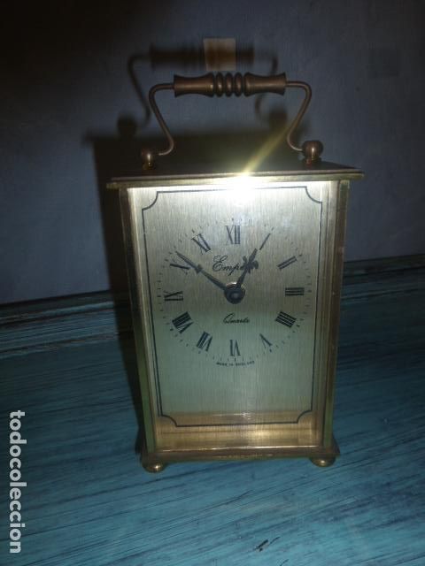 Vintage: RELOJ DE SOBREMESA DE LATON - Foto 5