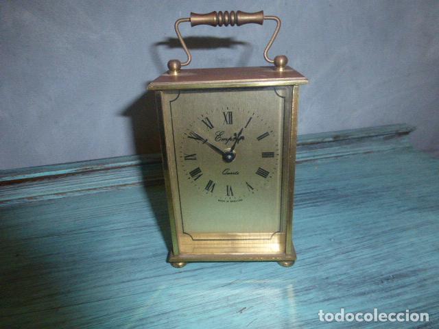 Vintage: RELOJ DE SOBREMESA DE LATON - Foto 1
