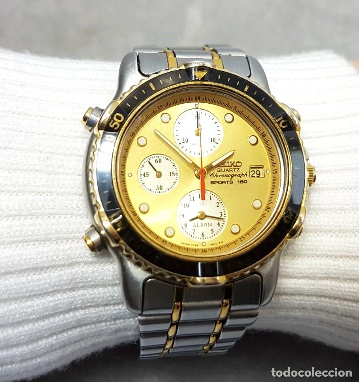 reloj seiko quartz chronograph sports 150 - Comprar Relojes vintage en  todocoleccion - 232579855