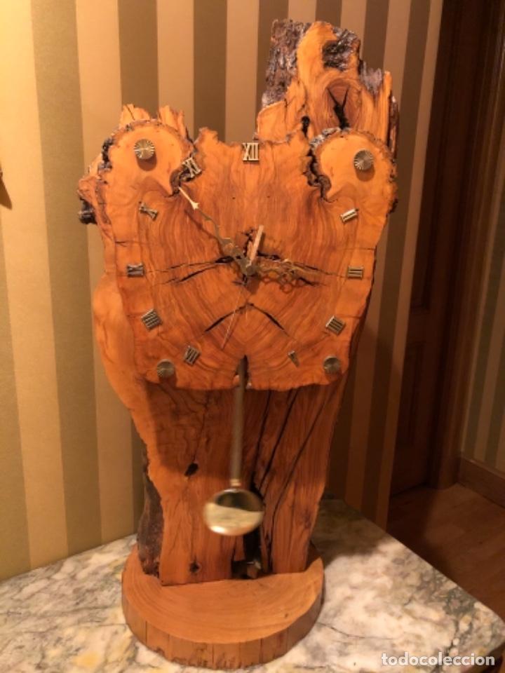 Vintage: RELOJ DE ESTILO DE MADERA. PERFECTO ESTADO. - Foto 5