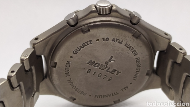 Vintage: Reloj NOWLEY Chronograph Titanium Mod.81072. - Foto 9
