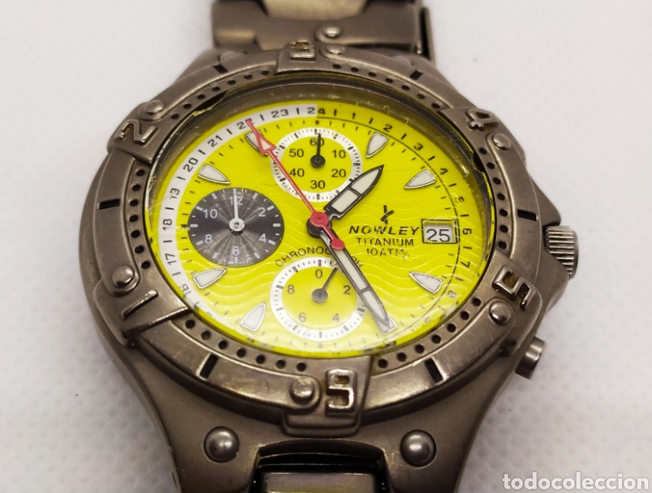 Vintage: Reloj NOWLEY Chronograph Titanium Mod.81072. - Foto 10