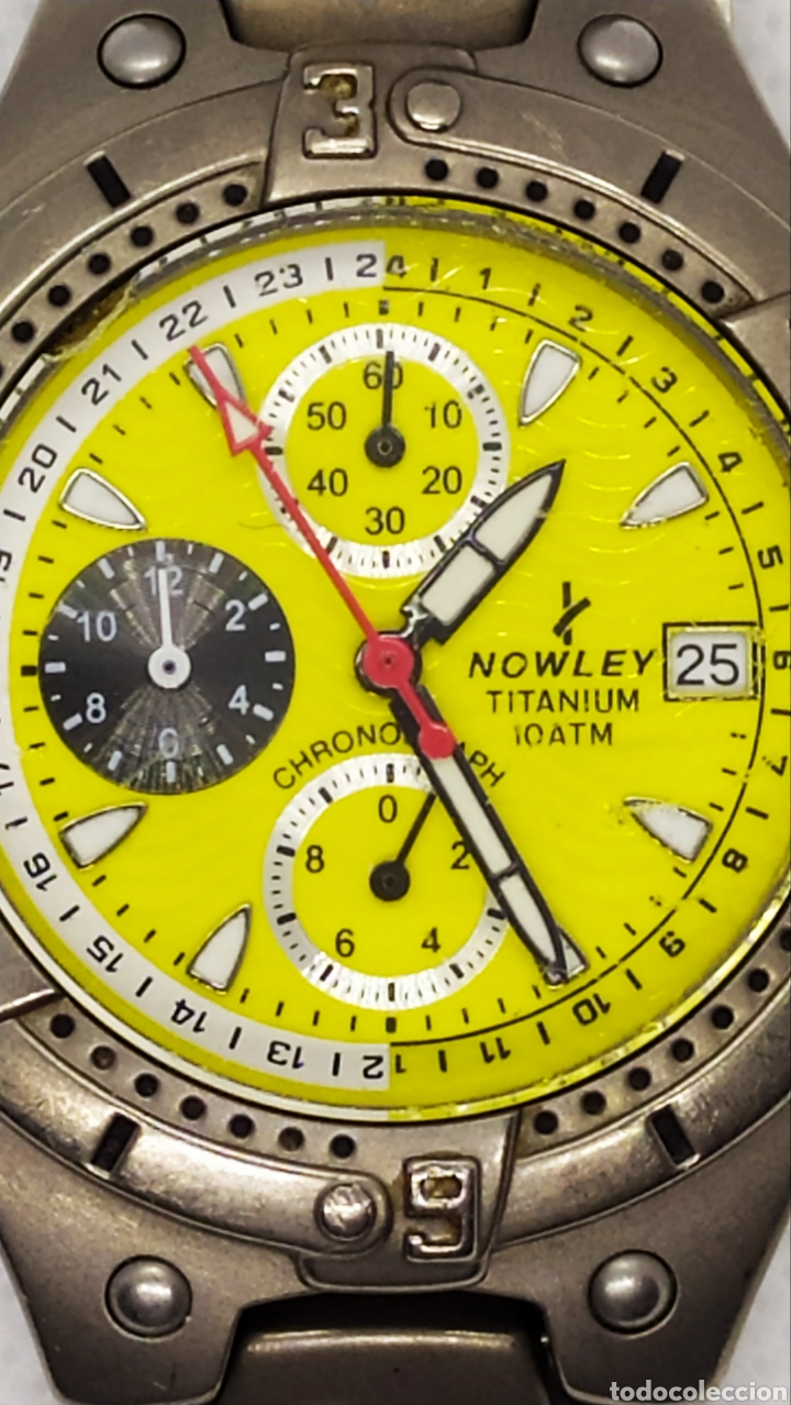 Vintage: Reloj NOWLEY Chronograph Titanium Mod.81072. - Foto 11