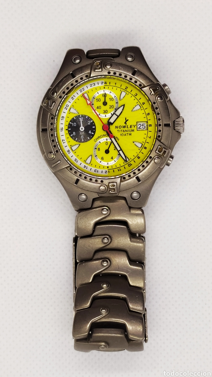 Vintage: Reloj NOWLEY Chronograph Titanium Mod.81072. - Foto 15