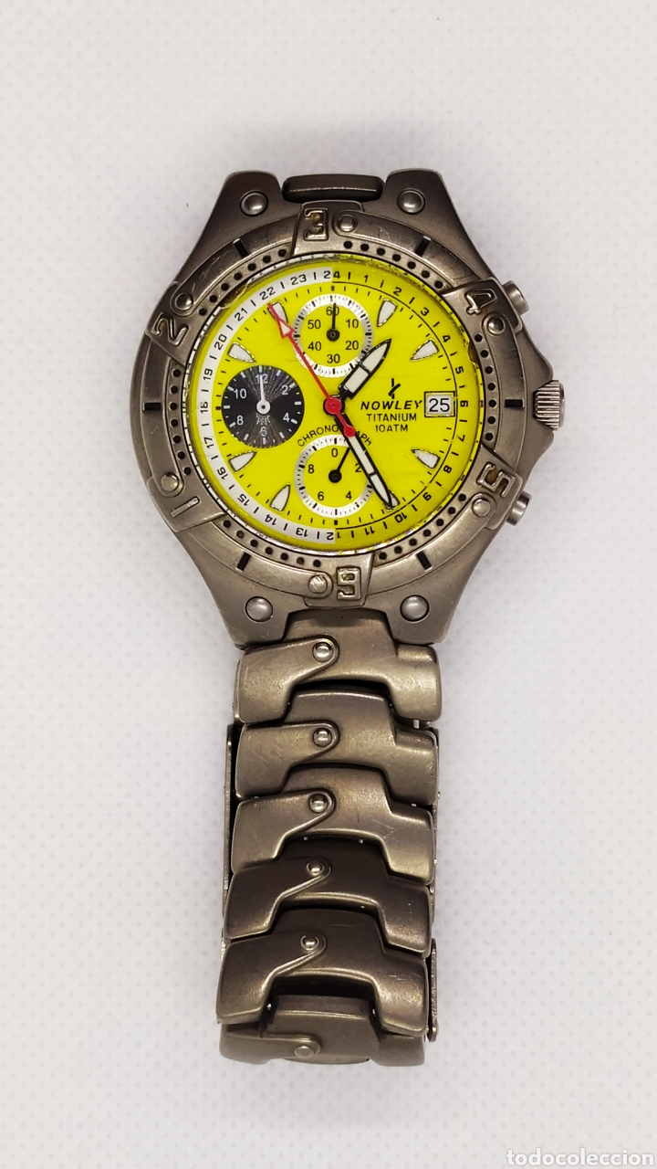Vintage: Reloj NOWLEY Chronograph Titanium Mod.81072. - Foto 17