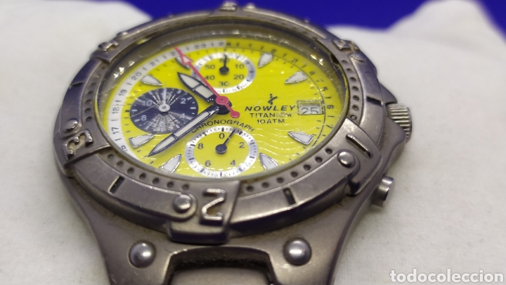 Vintage: Reloj NOWLEY Chronograph Titanium Mod.81072. - Foto 20