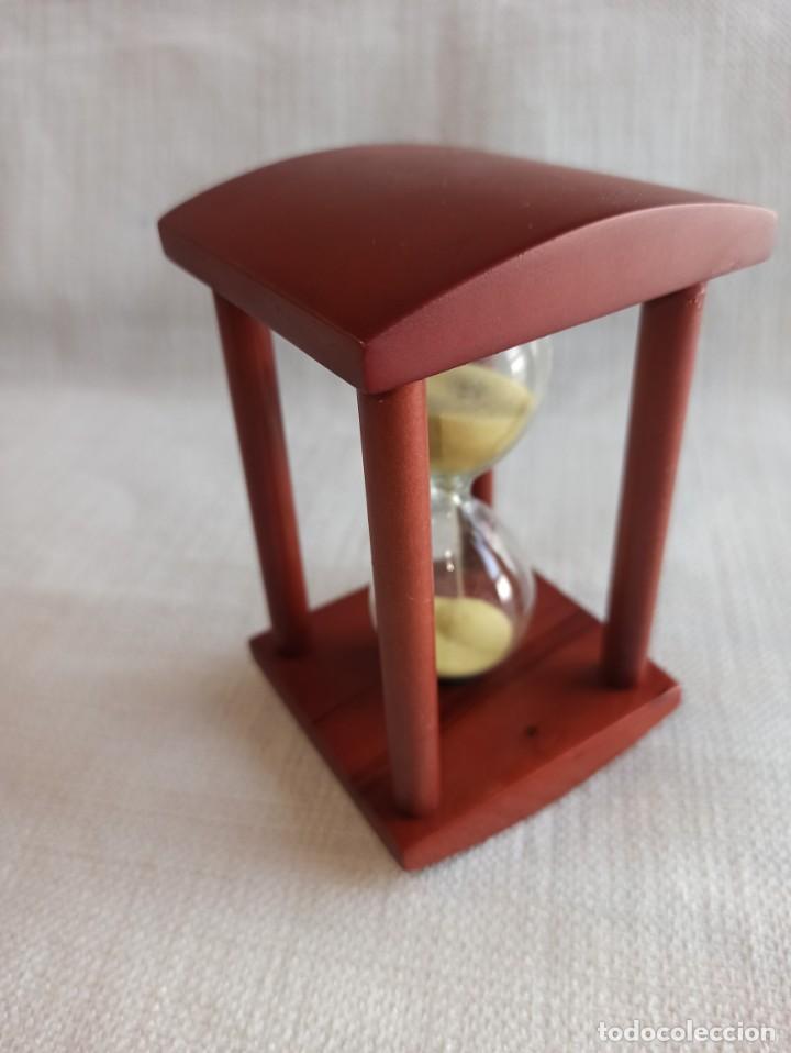 Vintage: RELOJ DE ARENA (MADERA) - Foto 3