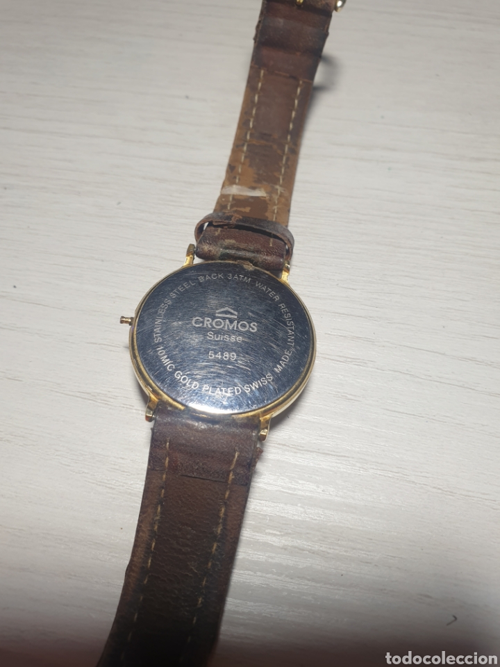 Vintage: Reloj antiguo cromos - Foto 2