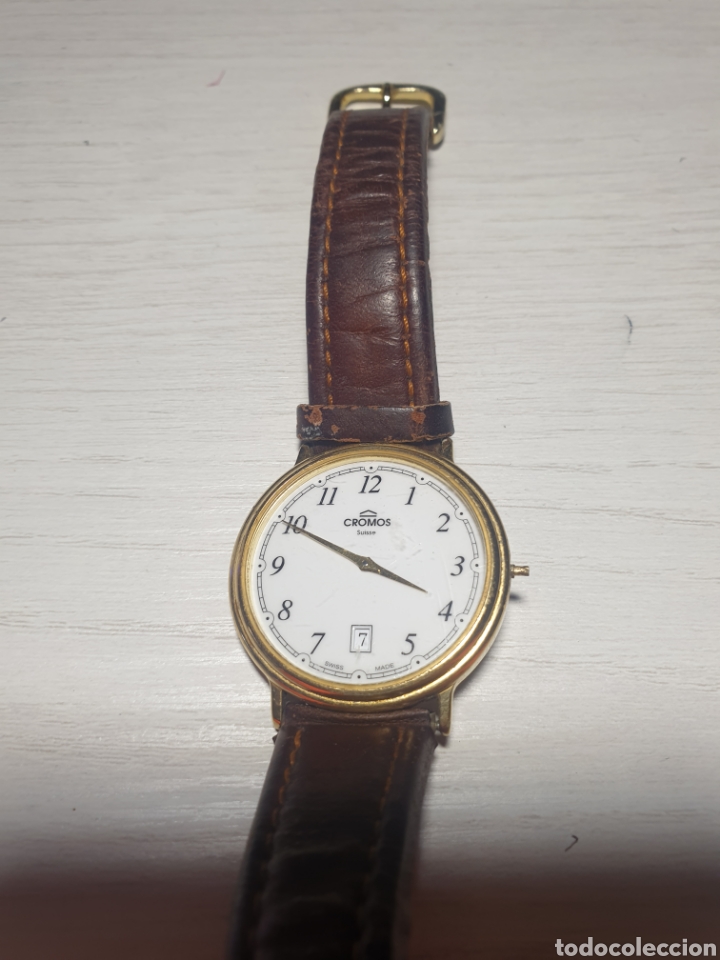 Vintage: Reloj antiguo cromos - Foto 1