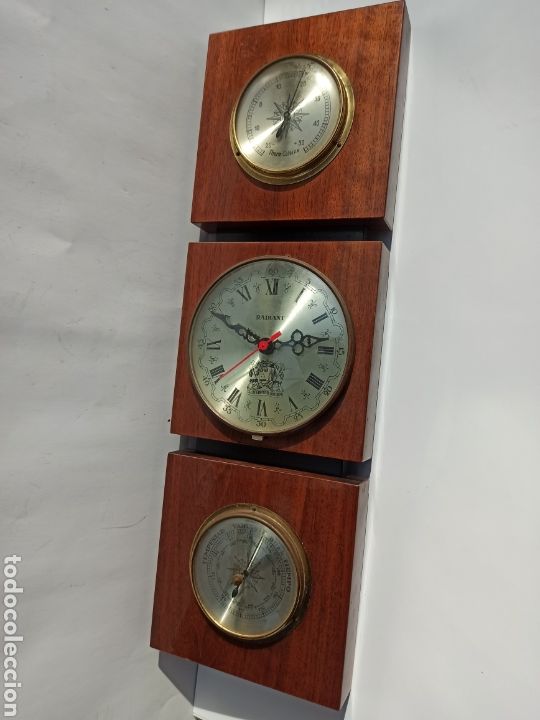 Vintage: Reloj , bar&oacute;metro, term&oacute;metro - Foto 2