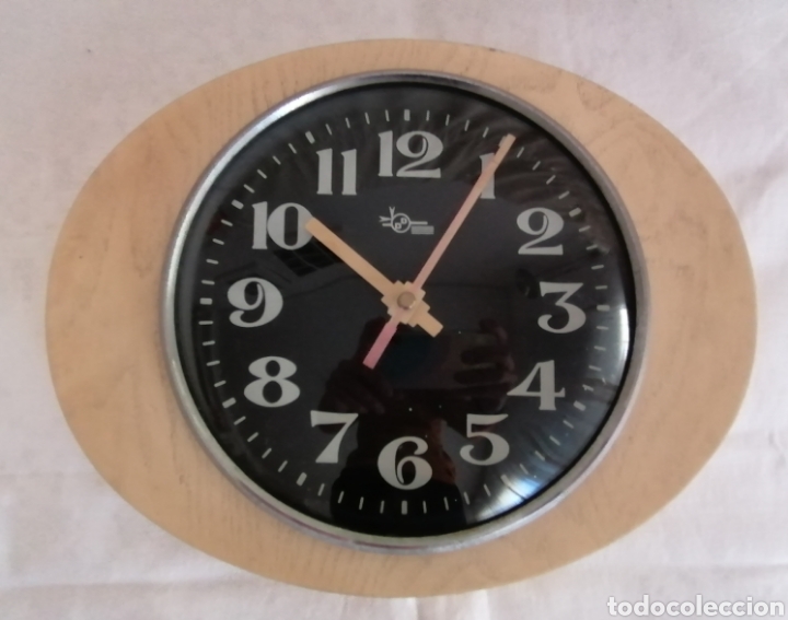 Vintage: Antiguo Reloj Pared. - Foto 8