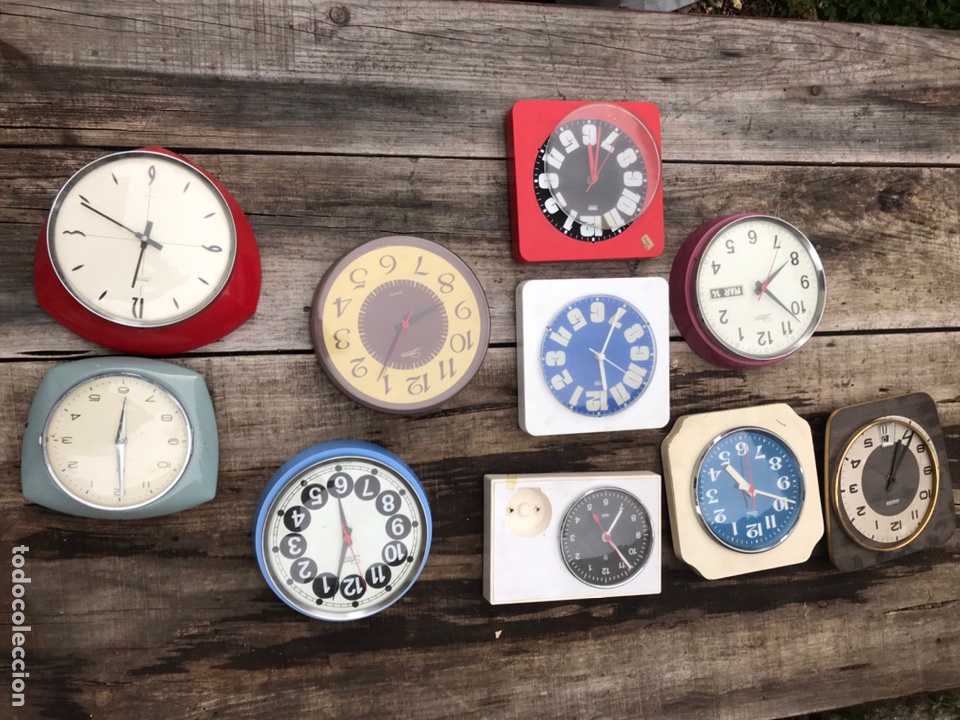 Vintage: Lote de relojes de cocina - Foto 1