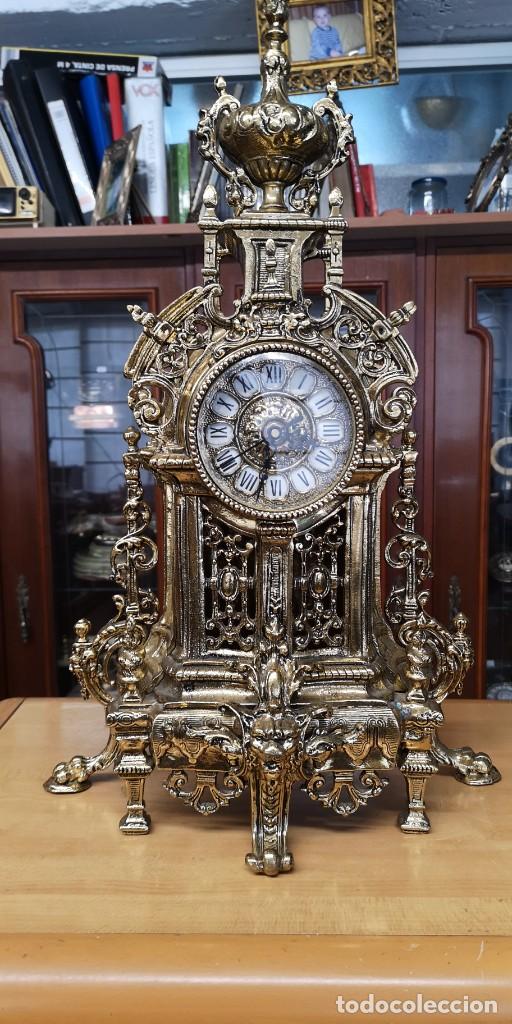 Vintage: Conjunto reloj y candelabros ref 165 - Foto 1