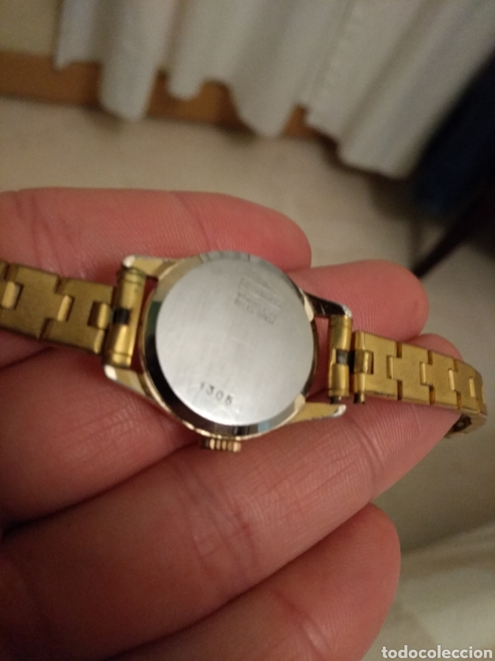 Vintage: Reloj Timor antiguo dorado - Foto 2