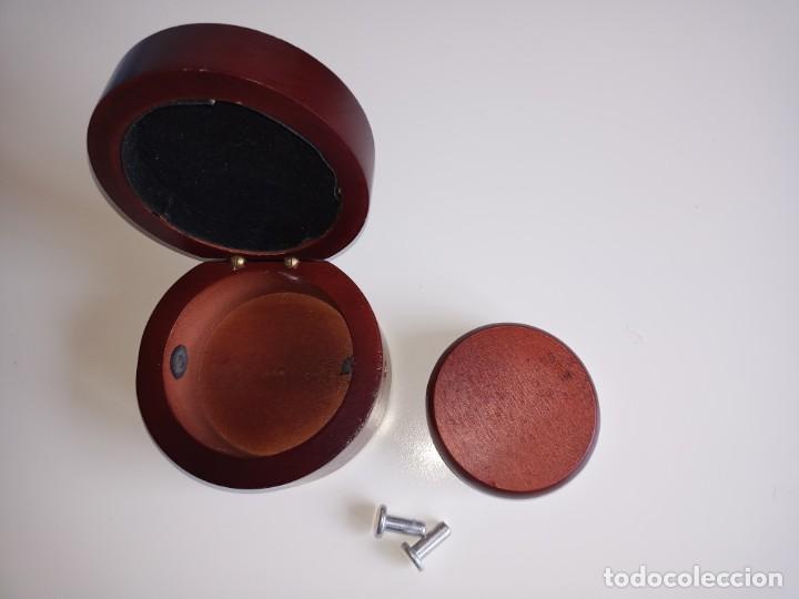 Vintage: Reloj basculante en caja de madera - Foto 15