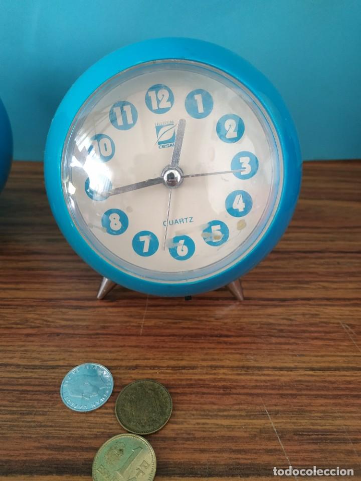 Vintage: collection cesar reloj clock bedside clock funciona - Foto 4