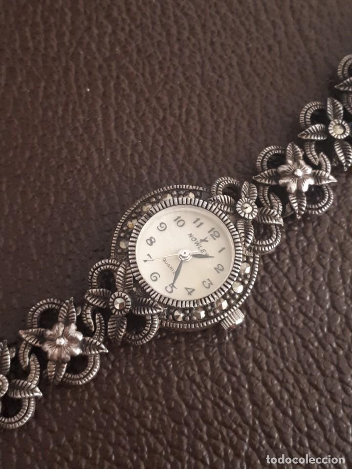 Vintage: Antiguo reloj de plata con marquesitas - Foto 2 - 252300820