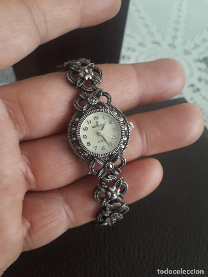 Vintage: Antiguo reloj de plata con marquesitas - Foto 5 - 252300820