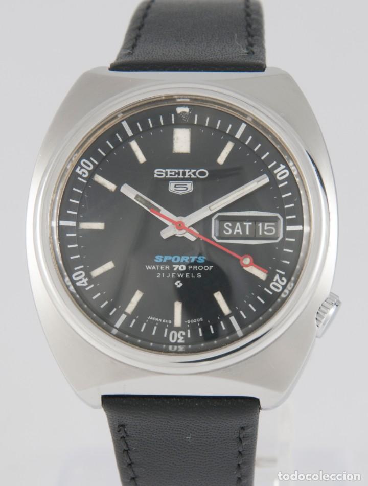svale tennis Kunde seiko 5 sports automatic steel 38mm ref: 6119-6 - Buy Vintage watches and  clocks on todocoleccion