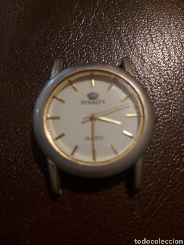 Vintage: Caja de reloj Dynasty sin correa. Se tiene que poner pilas. Maquinaria suiza. Base metal bezel. - Foto 1 - 254316440