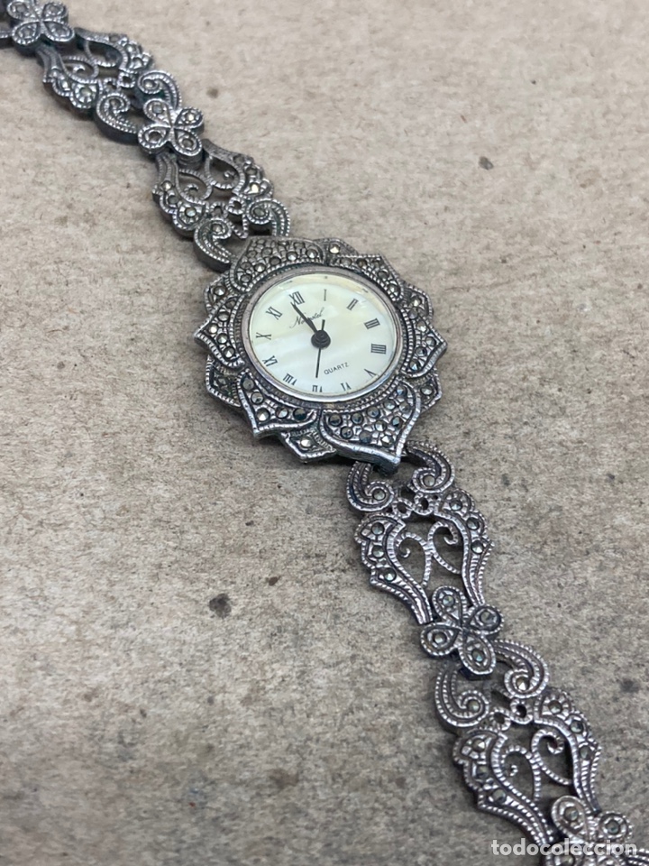 Vintage: Reloj de plata Novestel - Foto 2