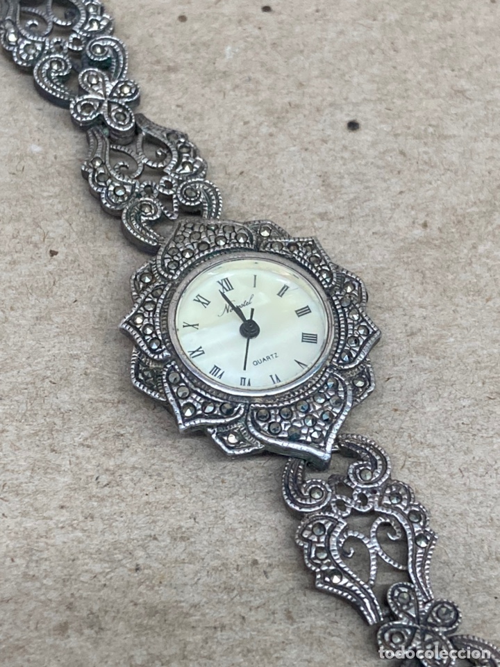 Vintage: Reloj de plata Novestel - Foto 3