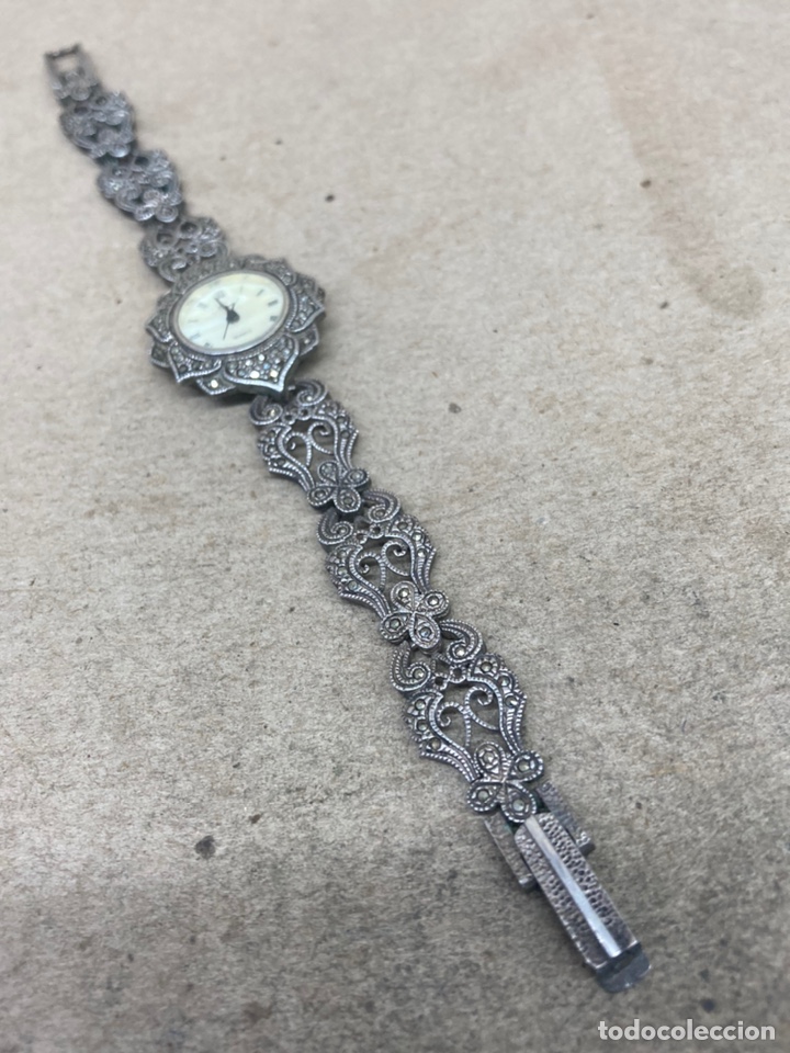 Vintage: Reloj de plata Novestel - Foto 1