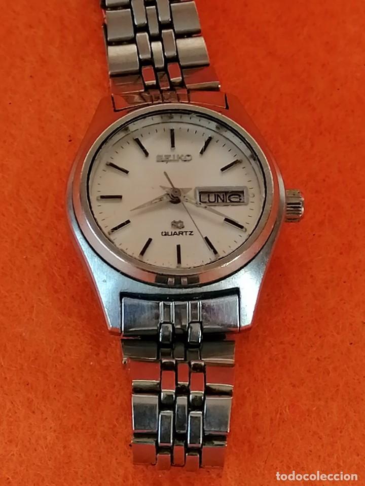 Vintage: RELOJ DE SE&Ntilde;ORA MARCA SEIKO - QUARTZ - Foto 11