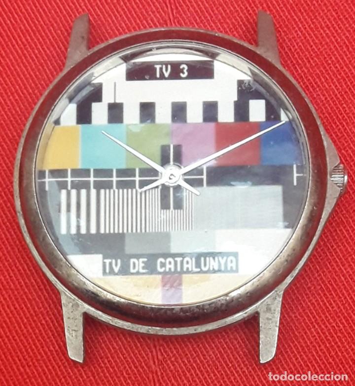 Vintage: Reloj TV3, TV de Catalunya, marca Saint Denis Paris años 80 - Foto 1 - 262459125
