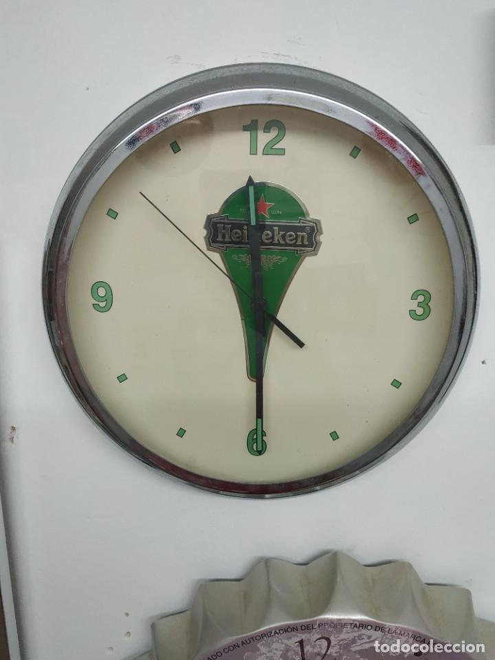 Vintage: Reloj de pared Heineken - Foto 1