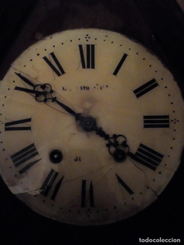 Vintage: Reloj pared ojo de buey - Foto 4