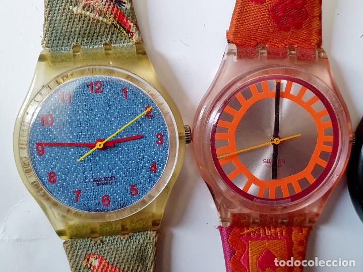 Vintage: SWATCH - LOTE DE 9 RELOJES QUARTZ- FUNCIONANDO - Foto 5