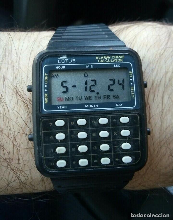 reloj calculadora casio dorado dbc-610a-1df - Compra venta en todocoleccion