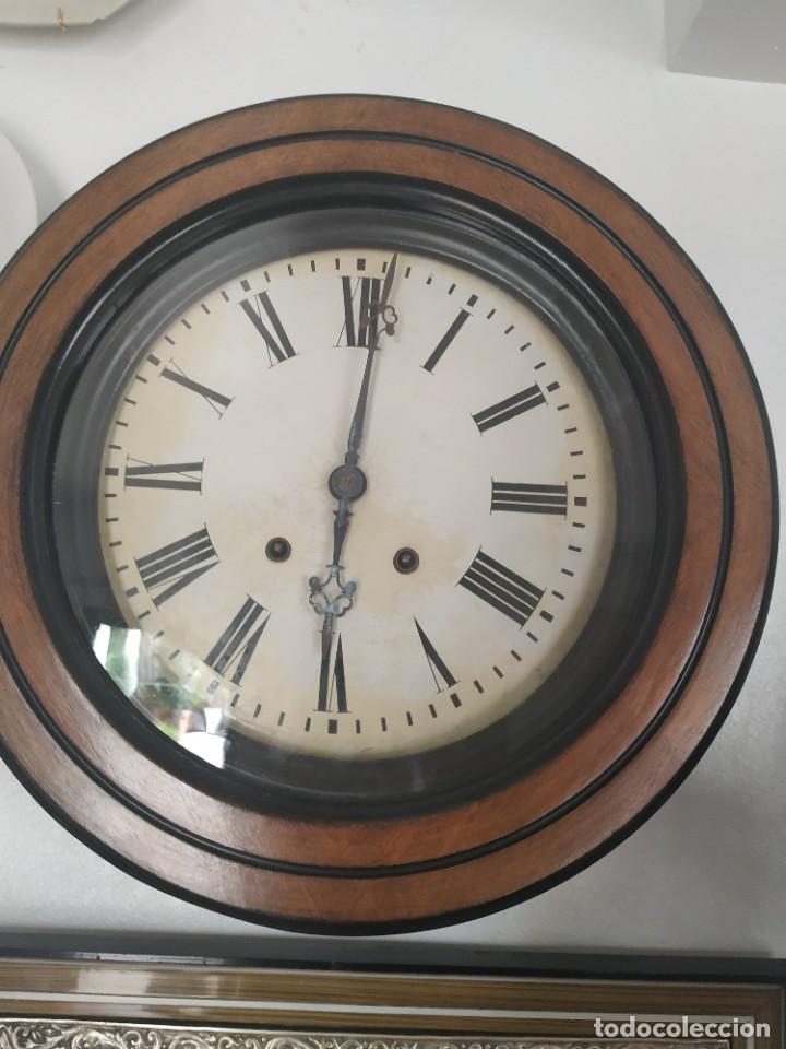 Vintage: Reloj pared ojo de buey. - Foto 1