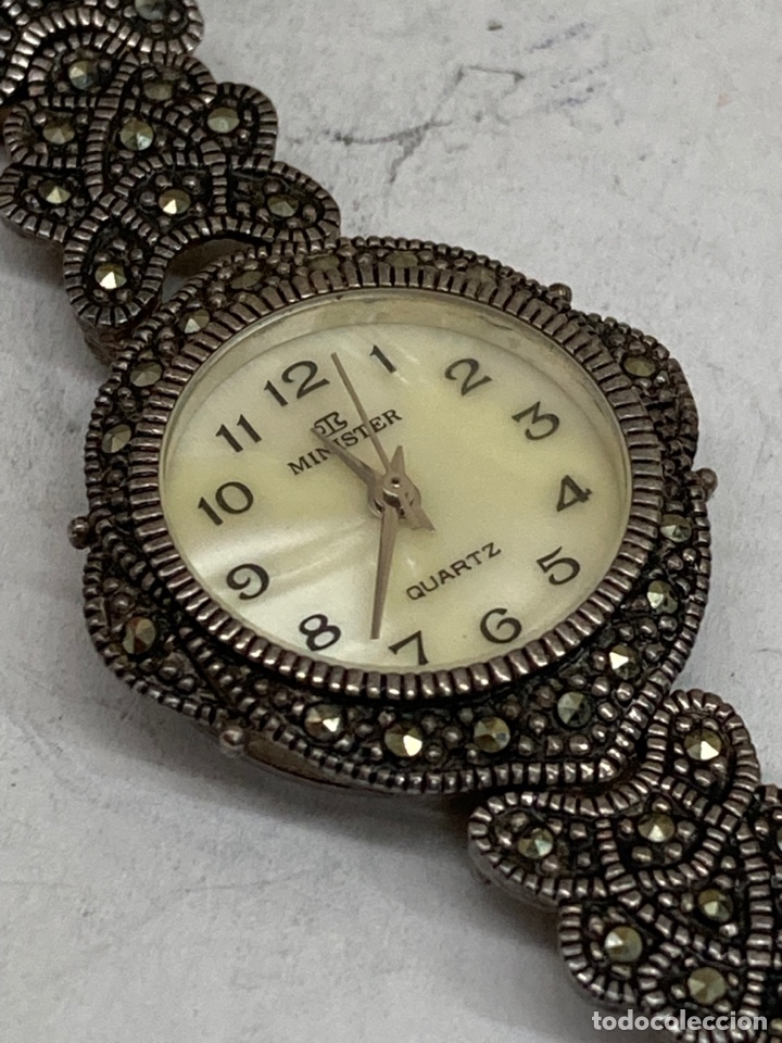 Vintage: Reloj Minister Quartz plata - Foto 3