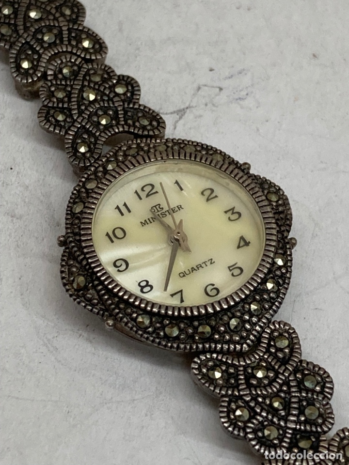 Vintage: Reloj Minister Quartz plata - Foto 5