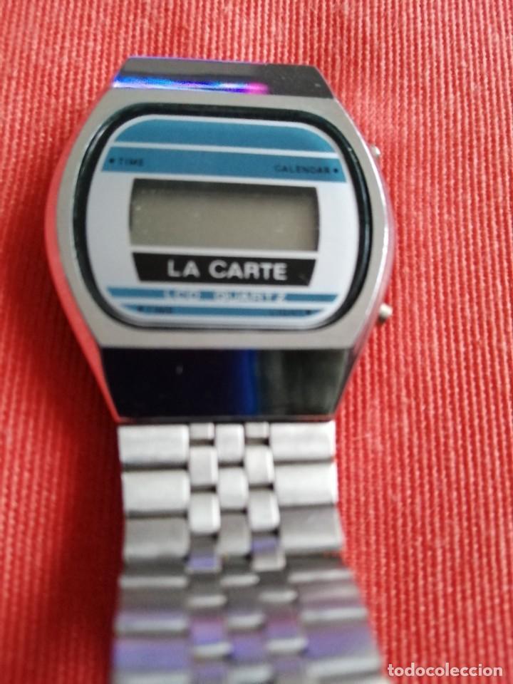 Vintage: Reloj digital La Carte. No funciona - Foto 1