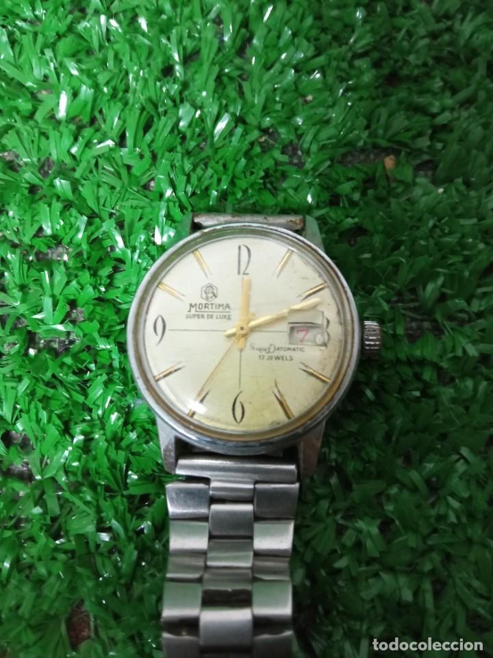 Vintage: Reloj MORTIMA super de luxe automatic 17 jewels - Foto 2 - 300241538