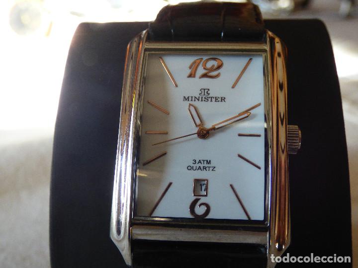 Vintage: Reloj,Minister.Funciona a pilas. - Foto 1