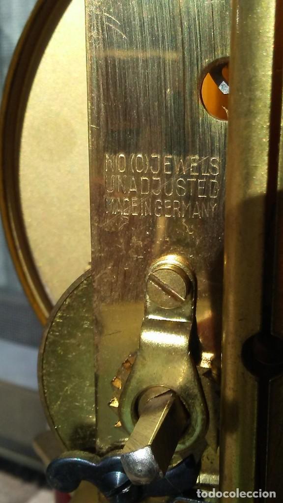 Vintage: RELOJ CON C&Uacute;PULA DE CRISTAL. MADE IN GERMANY. - Foto 10