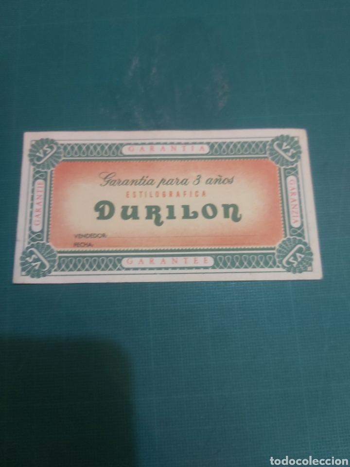 Vintage: DURILON GARANT&Iacute;A RELOG - Foto 1