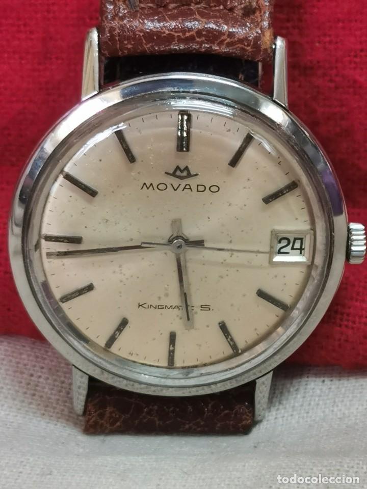 Vintage: Antiguo Reloj movado kingmatic calibre 384 funcionando miy bien - Foto 1 - 312359328