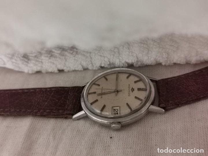 Vintage: Antiguo Reloj movado kingmatic calibre 384 funcionando miy bien - Foto 4 - 312359328