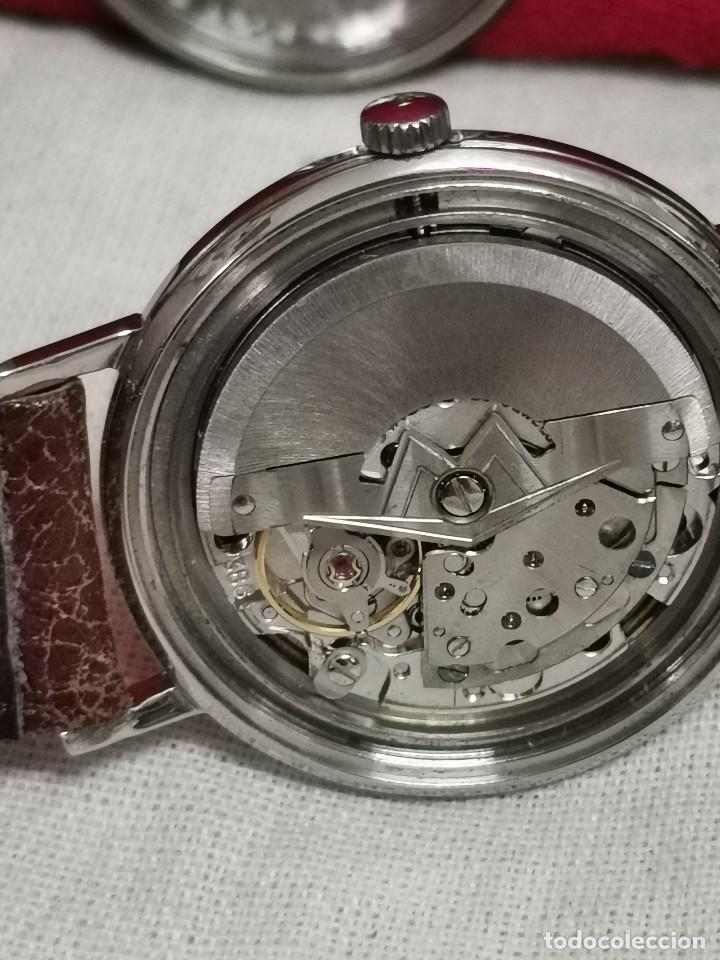 Vintage: Antiguo Reloj movado kingmatic calibre 384 funcionando miy bien - Foto 7 - 312359328