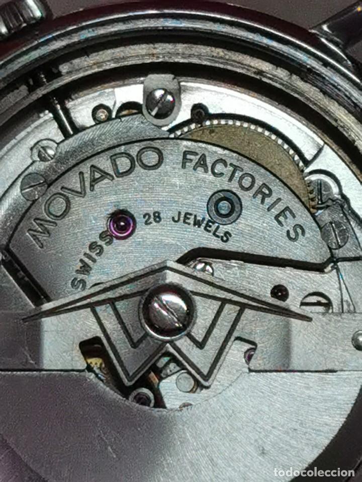 Vintage: Antiguo Reloj movado kingmatic calibre 384 funcionando miy bien - Foto 8 - 312359328