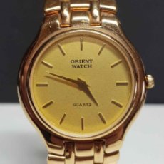Vintage: RELOJ ORIENT, 24 GOLD PLATED, VINTAGE, NOS (NEW OLD STOCK). Lote 313999973